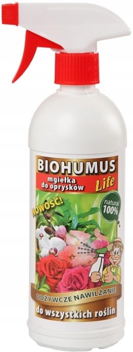 BIOHUMUS LIFE do wszystkich roślin mgiełka 500 ml
