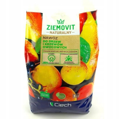 Naturalny Nawóz do drzew i krzewów owocowych 3 kg