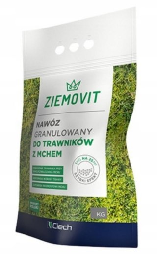 Nawóz granulowany do trawników z mchem 1 kg