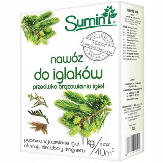 SUMIN - NAWÓZ DO IGLAKÓW 1 KG P/BRĄZ.IGIEŁ