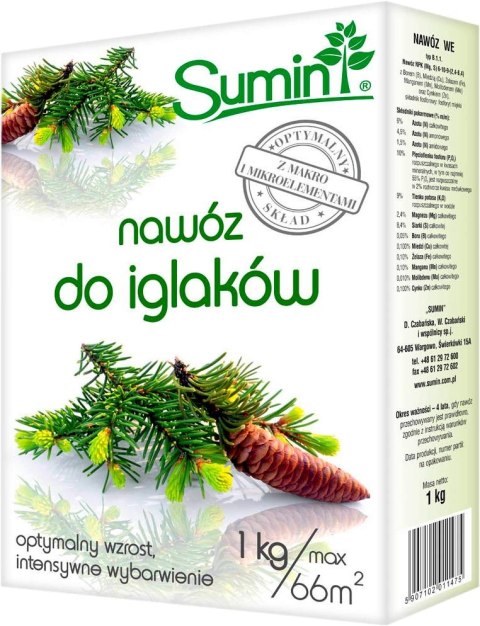 SUMIN - NAWÓZ DO IGLAKÓW 1 KG