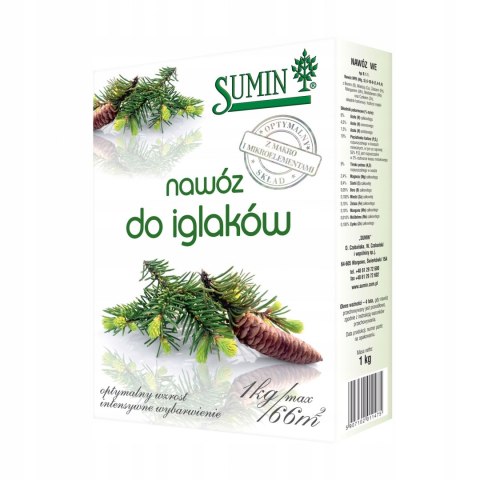 SUMIN NAWÓZ DO IGLAKÓW (worek) 5+1 kg gratis