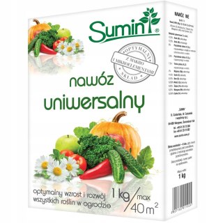 SUMIN - NAWÓZ UNIWERSALNY 1 KG OPTYMALNY SKŁAD