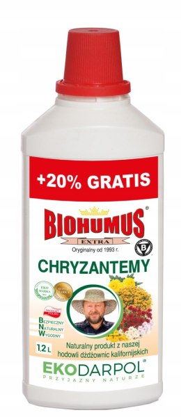 BIOHUMUS EXTRA Chryzantemy 1L+20% gratis ORYGINALNY