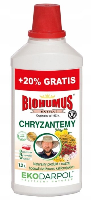 BIOHUMUS EXTRA Chryzantemy 1L+20% gratis ORYGINALNY