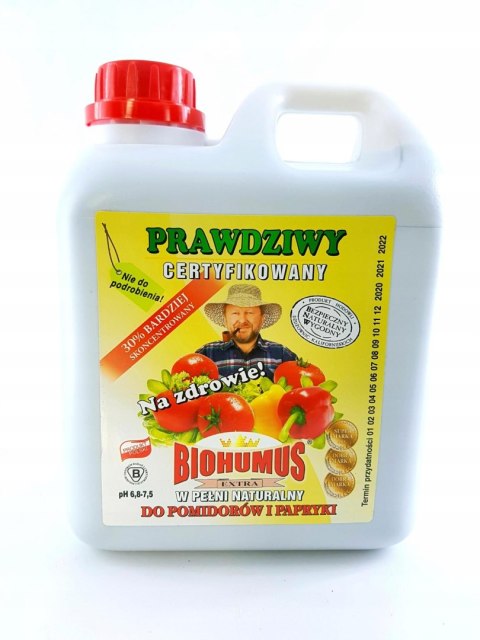 BIOHUMUS EXTRA Pomidor papryka 2L ORYGINALNY