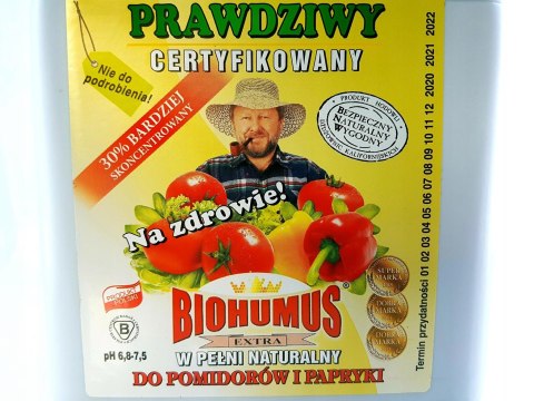 BIOHUMUS EXTRA Pomidor papryka 2L ORYGINALNY