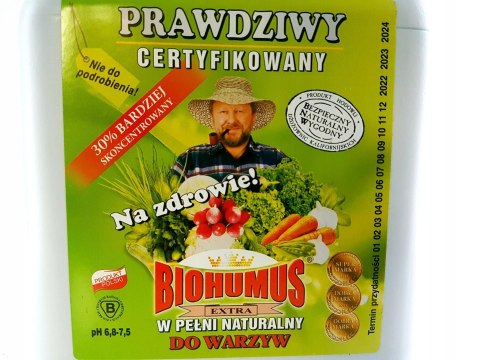 BIOHUMUS EXTRA Warzywa 2L ORYGINALNY