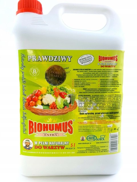 BIOHUMUS EXTRA Warzywa 5L ORYGINALNY