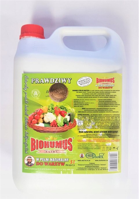 BIOHUMUS EXTRA Warzywa 5L ORYGINALNY