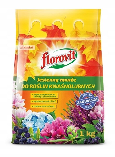 Nawóz Jesienny do roślin Kwaśnolubnych 1kg Florovit Jesień Kwaśnolubne