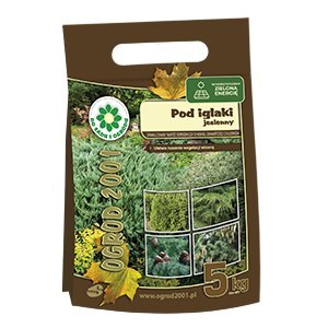 Nawóz jesienny pod iglaki OGRÓD 2001 5 kg intensywne wybarwienie igieł