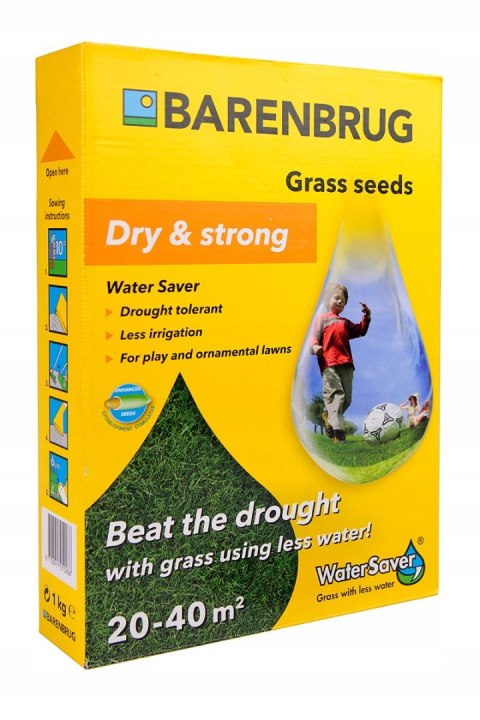 Trawa Barenbrug WATER SAVER 1KG BEZ PODLEWANIA NASIONA OTOCZKOWANE