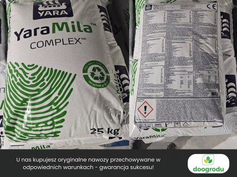 YARA MILA COMPLEX 12-11-18 25kg PRODUKCJA 2025 HYDROCOMPLEX NAWOZ DO TRAWY