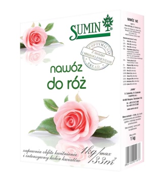Nawóz do RÓŻ i Kwiatów Ogrodowych SUMIN 1kg OBFITE KWITNIENIE