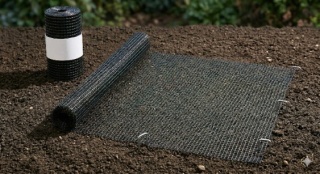 Siatka czarna na krety 1x10m 25g/m2 DO Agro mocna UV